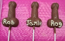 Hand made chocolate dick - dick, on