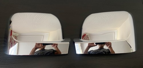 Chrome door mirror - covers, fits