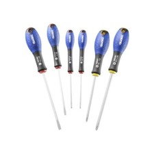 6pc screwdriver set slotted