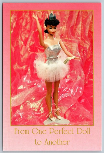 Barbie doll postcard original - doll,