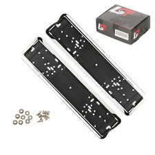 2x license plate holder car license plate holder chrome colors for VW Golf