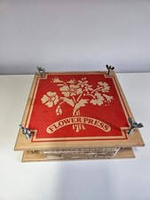 Vintage Wooden Flower Press