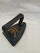 antique Cast  m owain swain?  manchester flat Iron number 7 