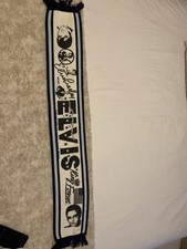 Elvis Memorial Scarf White And Blue