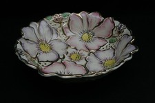 Vintage Art Decco Flower Bowl Kensington Ware 1930s Gold Relief. Pottery