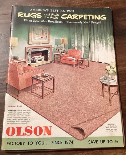 Olsen rug company - 1952, catalog