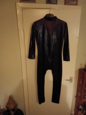 Sexy Shiny Bodysuit PVC Faux