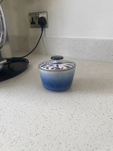 Denby blue haze - blue, sugar