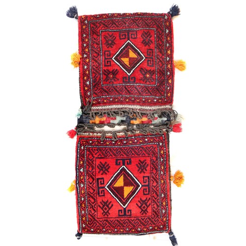 Afghan saddle bag handmade - afghan,