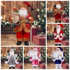 12'' Xmas Standing Santa Claus Doll Decoration Figure Christmas Ornament Gift