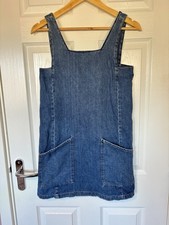 Topshop MOTO Denim Pinafore