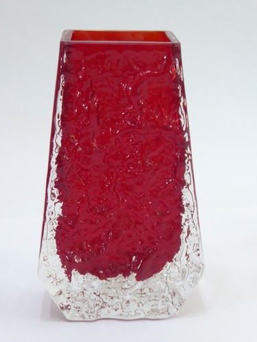 Whitefriars glass ruby red - ruby,