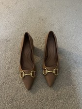 Zara Nude Pointed Toe Court
