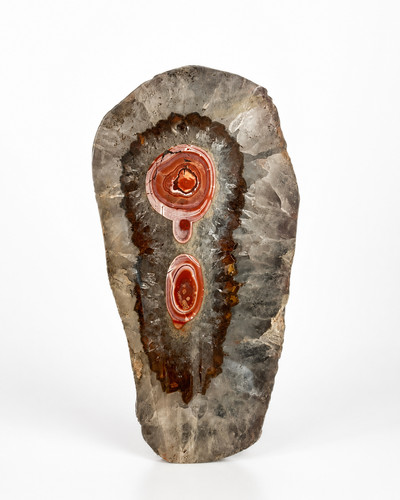 Large polished agate quartz - large,