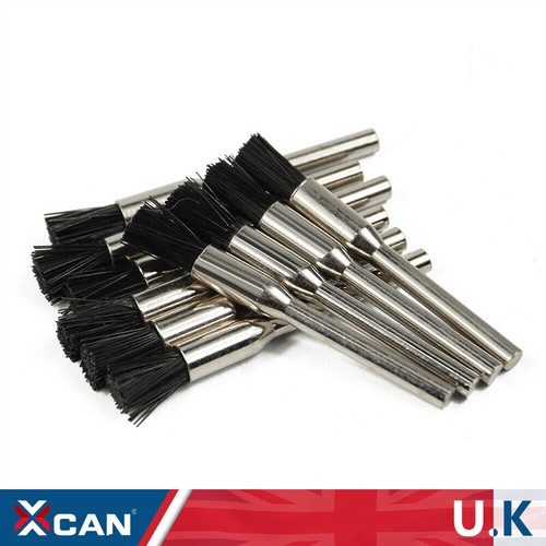 Wire brush set 3mm - shank, nylon