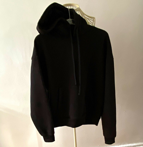 Zara black pullover hoodie - zara,