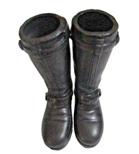 DRAGON OR SIMILAR PAIR  OF 1/6TH SCALE PILOT'S UNIFORM / MILITARY BOOTS