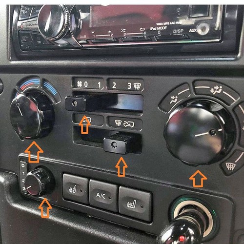 Black aluminium dash - black,
