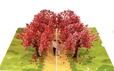 Valentine Birthday Card, 3D