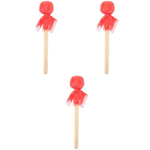3pcs anti felt drumsticks with - drumsticks,