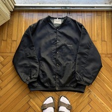 Vintage Chevignon Bomber Jacket Black 90s Spellout Xtra Large XL