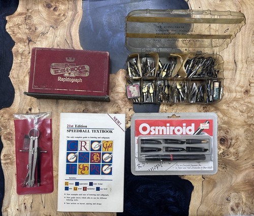 Vintage calligraphy lot - vintage,