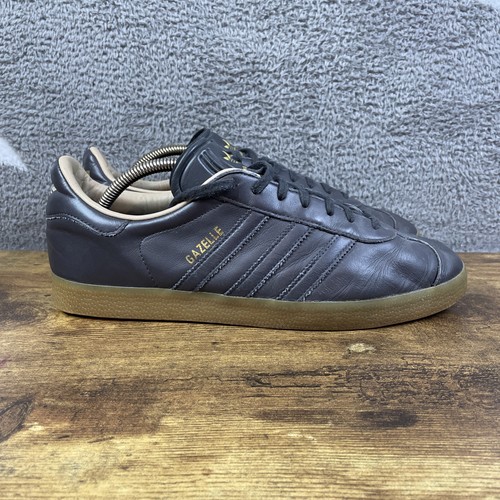 Adidas gazelle brown leather - gazelle,,
