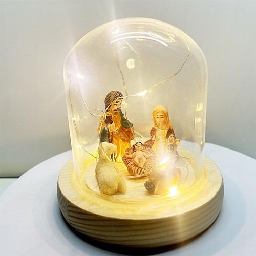 Resin nativity scene - nativity, figurine