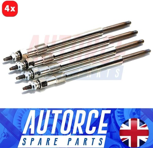 Heater glow plugs - 4x, for