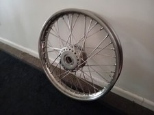 Norton Commando disc type 19" front wheel stainless rebuilt  unused exchange