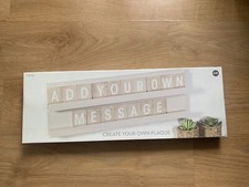 Next Create Your Own Plaque