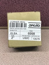 Box of 25-Flat Corner Irons-