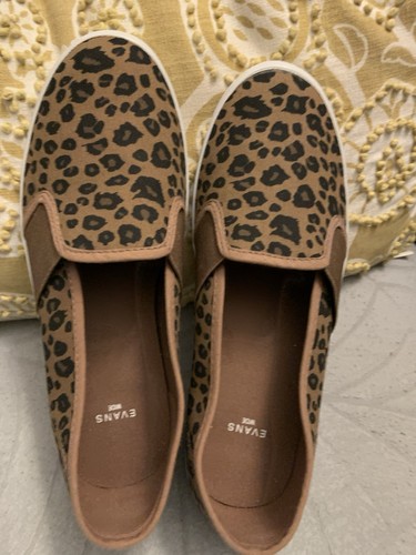 Evans wide fit leopard - wide,