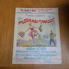 The Sound of Music All Organ Selection Spinet & Large Models Music Book GC