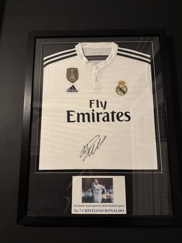Cristano ronaldo signed shirt - ronaldo,