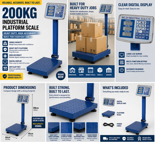 200kg industrial platform - 200kg,