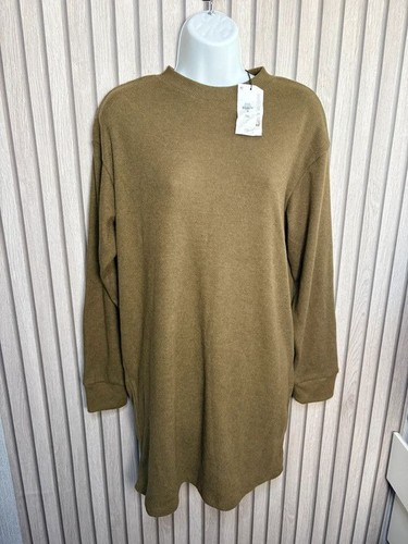 Primark khaki ribbed long - ,