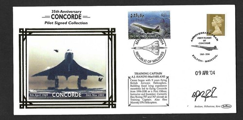 Concorde pilot signed - concorde,,