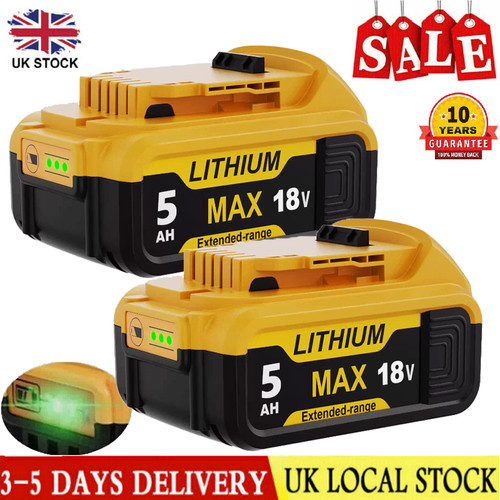 2pack for dewalt dcb184 18v - 2pack,