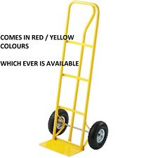 600LB HEAVY DUTY SACK TRUCK INDUSTRIAL HAND TROLLEY WITH PNEUMATIC TYRE WHEEL