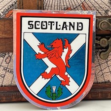 Vintage Foil Patch SCOTLAND