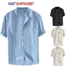 Mens grandad short sleeve - grandad,