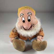 Disney Store Happy Plush Seven Dwarfs 13” Snow White Soft Toy Collectible