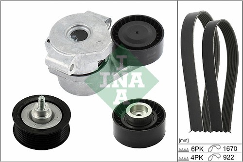 Ribbed belt set ina 529 - belt, 0301