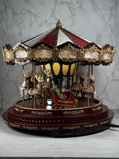 Mr Christmas LED Deluxe Carousel with 20 Songs and 3 Light Functions #19513 READ