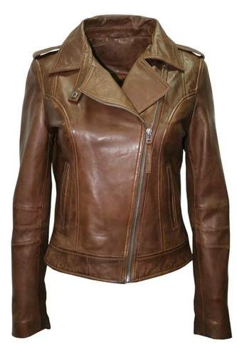 Women soft leather jacket - women's,