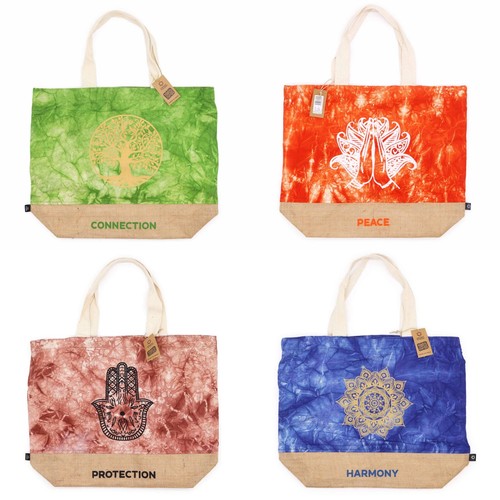 Spiritual slogan natural jute - slogan,