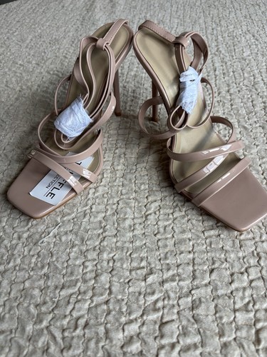 Women beige strappy - beige, ankle