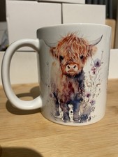 Highland Cow Mug set of 6