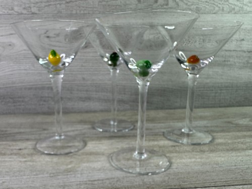 Set martini glasses clear - of, 4